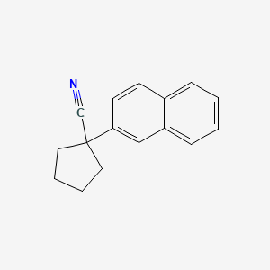 1-(2-Naphthyl)cyclopentanecarbonitrile