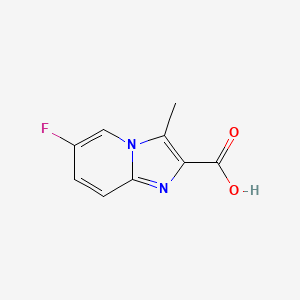 molecular formula C9H7FN2O2 B8009157 6-Fluoro-3-methylimidazo[1,2-a]pyridine-2-carboxylic acid 