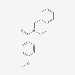 molecular formula C18H21NO2 B8009268 N-Benzyl-N-isopropyl-4-methoxybenzamide 