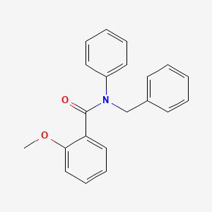 molecular formula C21H19NO2 B8009282 N-Benzyl-2-methoxy-N-phenylbenzamide 