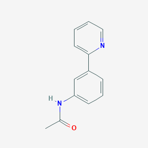molecular formula C13H12N2O B8009297 N-(3-(Pyridin-2-yl)phenyl)acetamide 