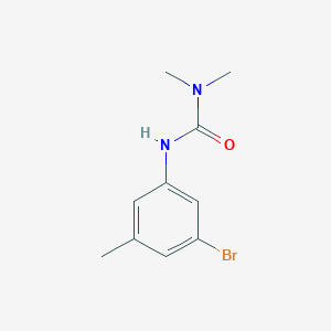 molecular formula C10H13BrN2O B8009479 1-(3-Bromo-5-methylphenyl)-3,3-dimethylurea 