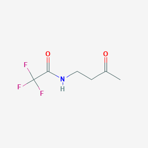 molecular formula C6H8F3NO2 B8009497 2,2,2-trifluoro-N-(3-oxobutyl)acetamide 