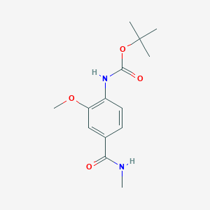 Tert-butyl (2-methoxy-4-(methylcarbamoyl)phenyl)carbamate