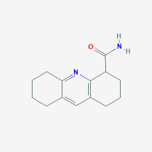 molecular formula C14H18N2O B8009827 1,2,3,4,5,6,7,8-八氢吖啶-4-甲酰胺 