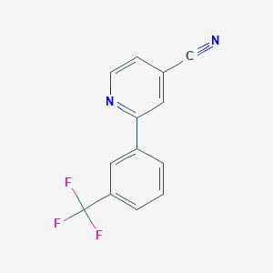 2-(3-(Trifluoromethyl)phenyl)isonicotinonitrile