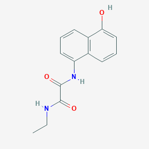 molecular formula C14H14N2O3 B8010007 N-ethyl-N'-(5-hydroxynaphthalen-1-yl)oxamide 