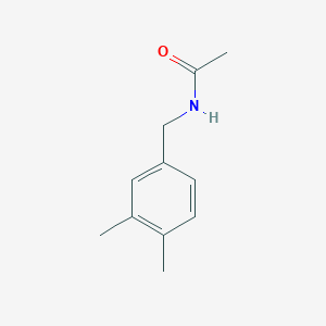 molecular formula C11H15NO B8010026 N-[(3,4-Dimethylphenyl)methyl]acetamide CAS No. 65609-15-6