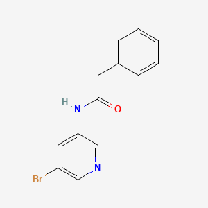 molecular formula C13H11BrN2O B8010044 N-(5-bromopyridin-3-yl)-2-phenylacetamide 