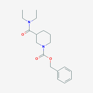 molecular formula C18H26N2O3 B8010071 Benzyl 3-(diethylcarbamoyl)piperidine-1-carboxylate 