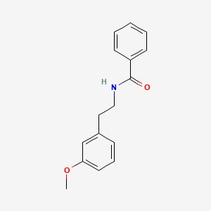 molecular formula C16H17NO2 B8010119 N-[2-(3-methoxyphenyl)ethyl]benzamide 