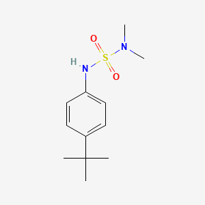 molecular formula C12H20N2O2S B8010127 1-Tert-butyl-4-(dimethylsulfamoylamino)benzene 