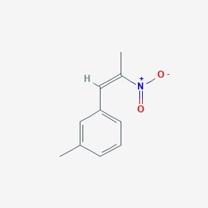 molecular formula C10H11NO2 B8010577 1-Methyl-3-[(1Z)-2-nitro-1-propenyl]benzene 
