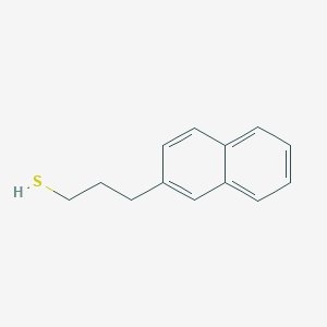 molecular formula C13H14S B8010637 3-(2-Naphthyl)-1-propanethiol 