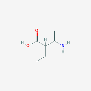 molecular formula C6H13NO2 B8010655 3-Amino-2-ethylbutanoic acid CAS No. 824424-73-9