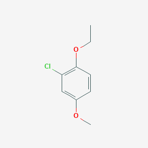 molecular formula C9H11ClO2 B8010665 2-Chloro-1-ethoxy-4-methoxybenzene 