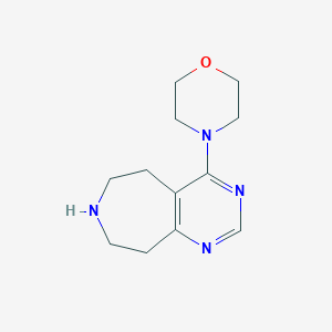 4-(6,7,8,9-Tetrahydro-5H-pyrimido[4,5-d]azepin-4-yl)morpholine