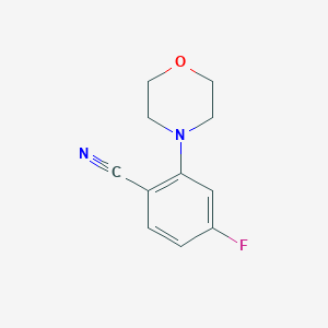 4-Fluoro-2-morpholinobenzonitrile