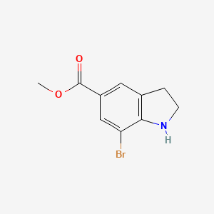 Methyl 7-bromoindoline-5-carboxylate