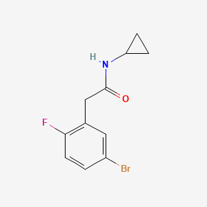 2-(5-Bromo-2-fluorophenyl)-N-cyclopropylacetamide