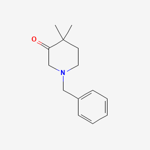 molecular formula C14H19NO B8010979 1-Benzyl-4,4-dimethylpiperidin-3-one 