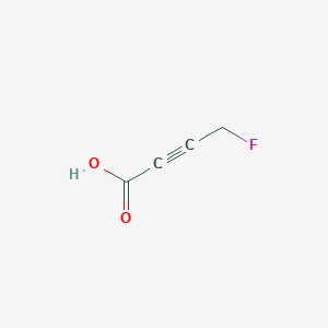 molecular formula C4H3FO2 B8011072 4-Fluorobut-2-ynoic acid 