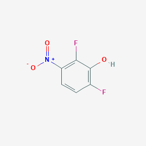 molecular formula C6H3F2NO3 B8011126 2,6-Difluoro-3-nitrophenol 