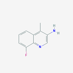 8-Fluoro-4-methylquinolin-3-amine