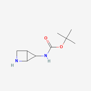 molecular formula C9H16N2O2 B8011193 tert-butyl N-(2-azabicyclo[2.1.0]pentan-5-yl)carbamate 