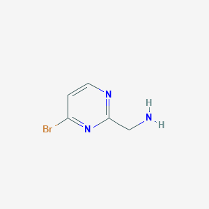 C-(4-Bromo-pyrimidin-2-yl)-methylamine
