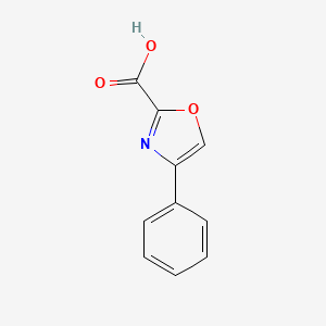 molecular formula C10H7NO3 B8011222 4-Phenyl-1,3-oxazole-2-carboxylic acid 