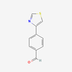 molecular formula C10H7NOS B8011230 4-(Thiazol-4-yl)benzaldehyde CAS No. 127406-12-6