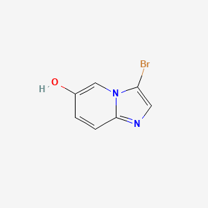 molecular formula C7H5BrN2O B8011328 3-Bromoimidazo[1,2-a]pyridin-6-ol 