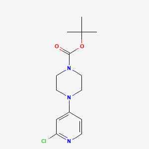molecular formula C14H20ClN3O2 B8011461 叔丁基4-(2-氯吡啶-4-基)哌嗪-1-羧酸酯 