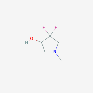4,4-Difluoro-1-methylpyrrolidin-3-ol