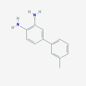 molecular formula C13H14N2 B8011538 3'-Methyl-[1,1'-biphenyl]-3,4-diamine 