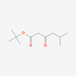 molecular formula C11H20O3 B8011554 Tert-butyl 5-methyl-3-oxohexanoate CAS No. 39140-54-0