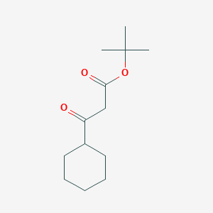 molecular formula C13H22O3 B8011583 tert-Butyl b-oxo-cyclohexanepropanoate 