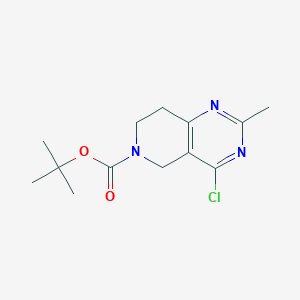 Tert-butyl 4-chloro-2-methyl-7,8-dihydropyrido[4,3-D]pyrimidine-6(5H)-carboxylate