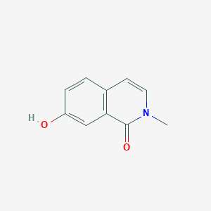 molecular formula C10H9NO2 B8011665 7-羟基-2-甲基异喹啉-1(2H)-酮 