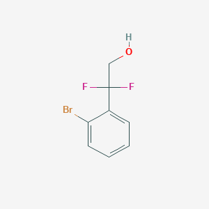 molecular formula C8H7BrF2O B8011688 2-(2-Bromophenyl)-2,2-difluoroethanol 