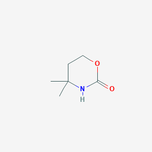 molecular formula C6H11NO2 B8011721 4,4-Dimethyl-1,3-oxazinan-2-one 