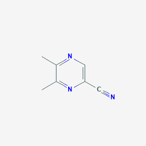 molecular formula C7H7N3 B8011733 5,6-Dimethylpyrazine-2-carbonitrile 