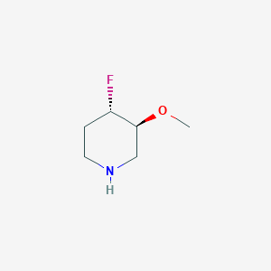 molecular formula C6H12FNO B8011738 (3S,4S)-4-fluoro-3-methoxypiperidine 