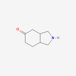 molecular formula C8H13NO B8011764 六氢-1H-异吲哚-5(6H)-酮 