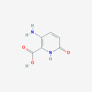 molecular formula C6H6N2O3 B8011814 3-Amino-6-hydroxypicolinic acid CAS No. 1269291-72-6