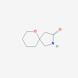 molecular formula C8H13NO2 B8011826 6-Oxa-2-aza-spiro[4.5]decan-3-one 