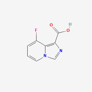 molecular formula C8H5FN2O2 B8011871 8-Fluoro-imidazo[1,5-a]pyridine-1-carboxylic acid 