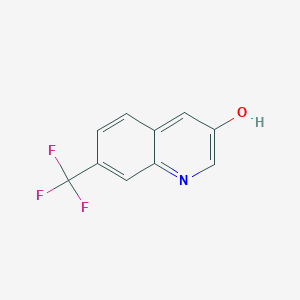 molecular formula C10H6F3NO B8011907 7-(Trifluoromethyl)quinolin-3-ol 