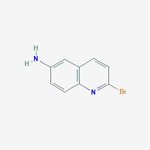 molecular formula C9H7BrN2 B8011928 2-Bromoquinolin-6-amine 